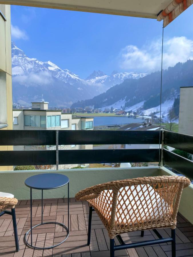 Wunderstay Alpine 203 Chic Studio With Balcony, Mountain And Lake View เอนเกลเบิร์ก ภายนอก รูปภาพ