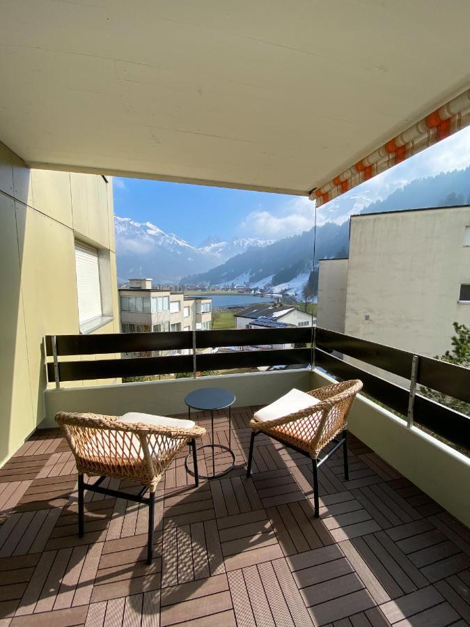 Wunderstay Alpine 203 Chic Studio With Balcony, Mountain And Lake View เอนเกลเบิร์ก ภายนอก รูปภาพ